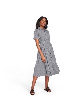 Target x Lisa Marie Fernandez Gingham Dress - Black & White